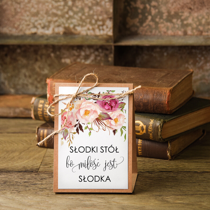 Numery na stół botaniczne podróżnicze  usadzenie gości numery na stół weselny, kwiatowe romantyczne boho0