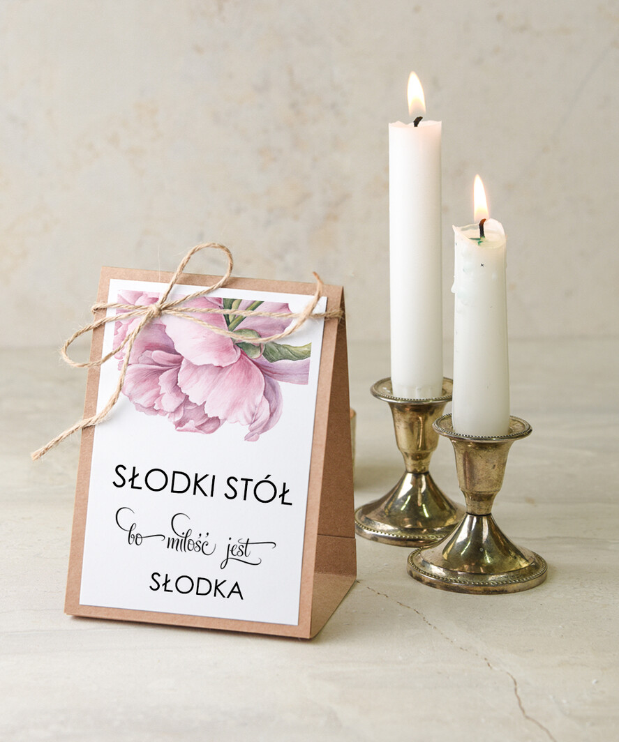 Numery na stół botaniczne podróżnicze  numerek stojak na stół weselny, botaniczne inspirowane natura boho0