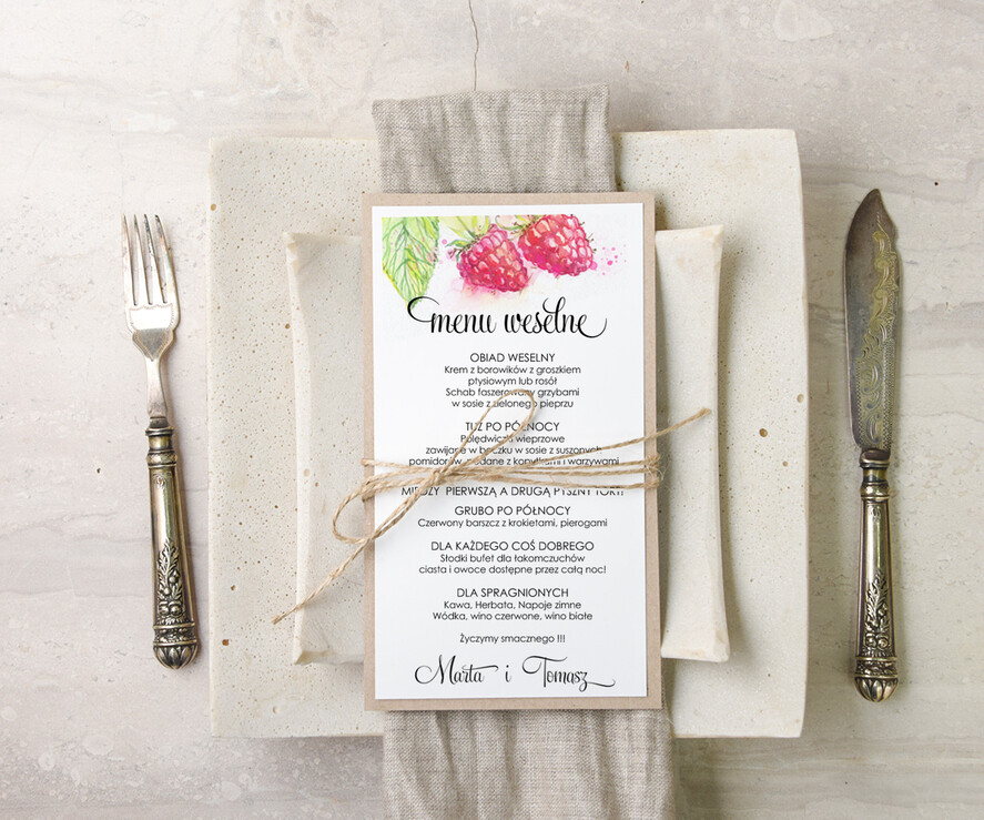 Menu akwarele menu weselne na stoły karta dań weselnych, dowolna tresc akwarele0
