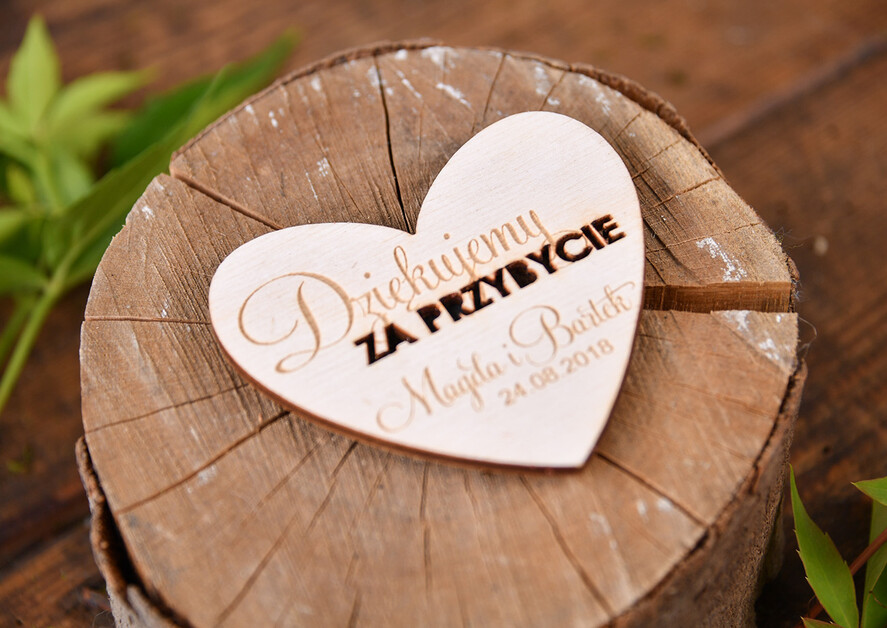 Podziękowania dla Gości Weselnych Magnesy breloki Zdrapki podziękowania dla gości weselnych spersonalizowane magnesy  0