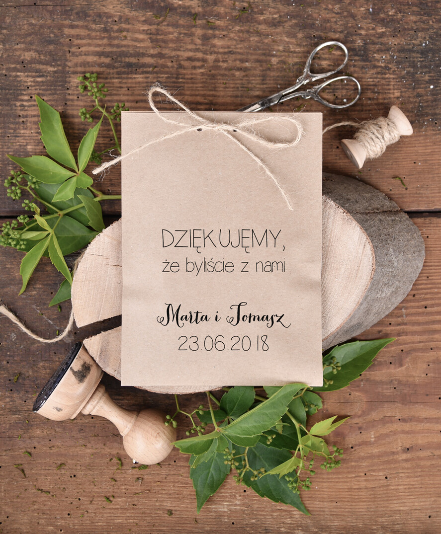 Podziękowania dla Gości Weselnych Magnesy breloki Zdrapki drewniany krążek podziękowania dla gości weselnych pieczątka magnes rustykalne wesele1