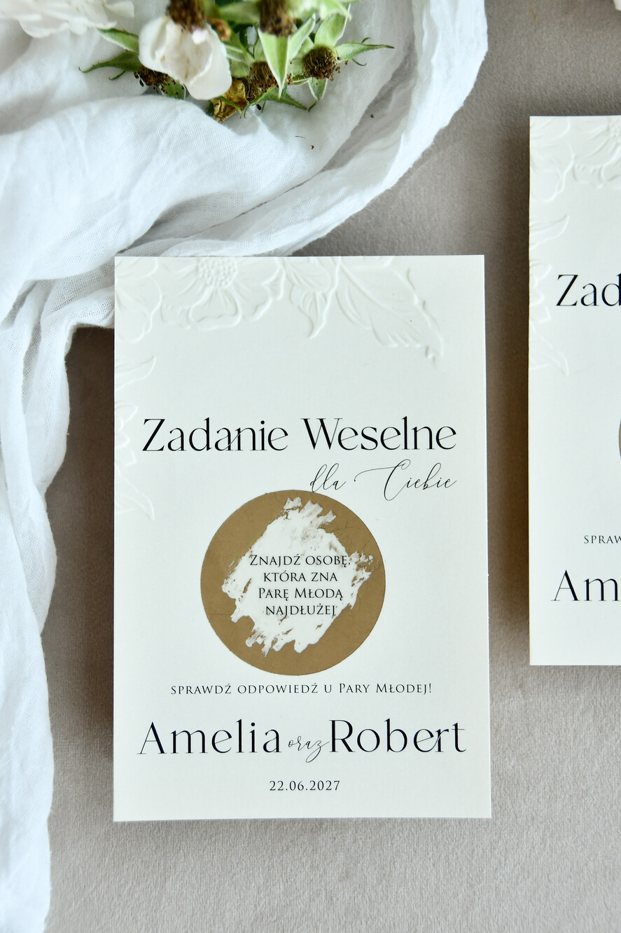 Podziękowania dla Gości Weselnych  breloki Zdrapki magnesy ślubne upominki dla gości weselnych, weselne zdrapki z zadaniami dla gości weselnych3