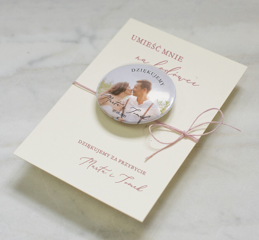 Podziękowania dla Gości Weselnych Magnesy breloki Zdrapki podziękowania dla gości weselnych spersonalizowane magnesy ze zdjeciem2