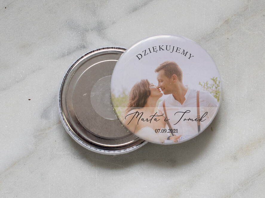 Podziękowania dla Gości Weselnych Magnesy breloki Zdrapki podziękowania dla gości weselnych spersonalizowane magnesy ze zdjeciem3