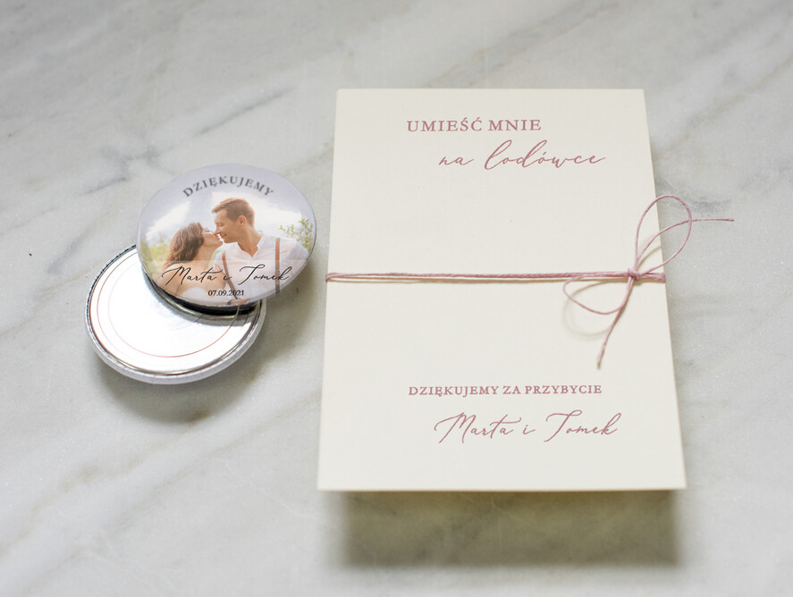 Podziękowania dla Gości Weselnych Magnesy breloki Zdrapki podziękowania dla gości weselnych spersonalizowane magnesy ze zdjeciem5