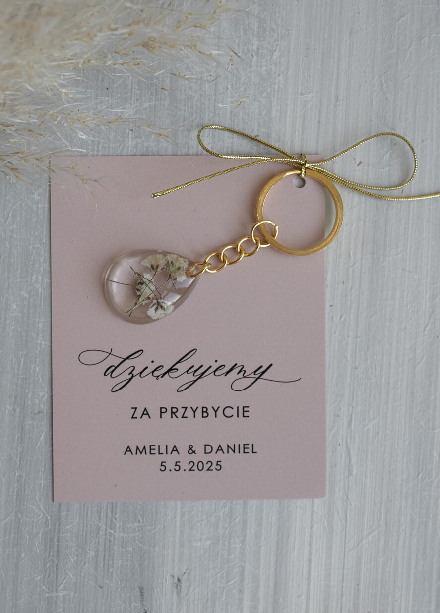 Podziękowania dla Gości Weselnych Magnesy breloki Zdrapki brelok do kluczy z zawieszką z żywicy, ręcznie robiony brelok do kluczy z żywicy, podziękowanie dla gości brelok z zatopionymi kwiatami w żywicy, 0