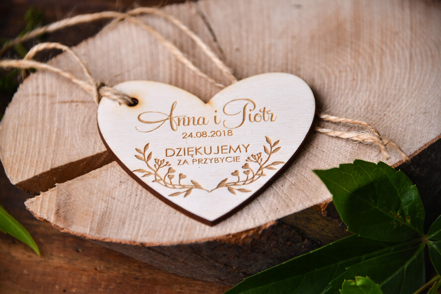 Podziękowania dla Gości Weselnych Zawieszki bileciki do prezentów personalizowane podziękowania dla gości weselnych, zawieszki do własnego pomysłu prezentów1