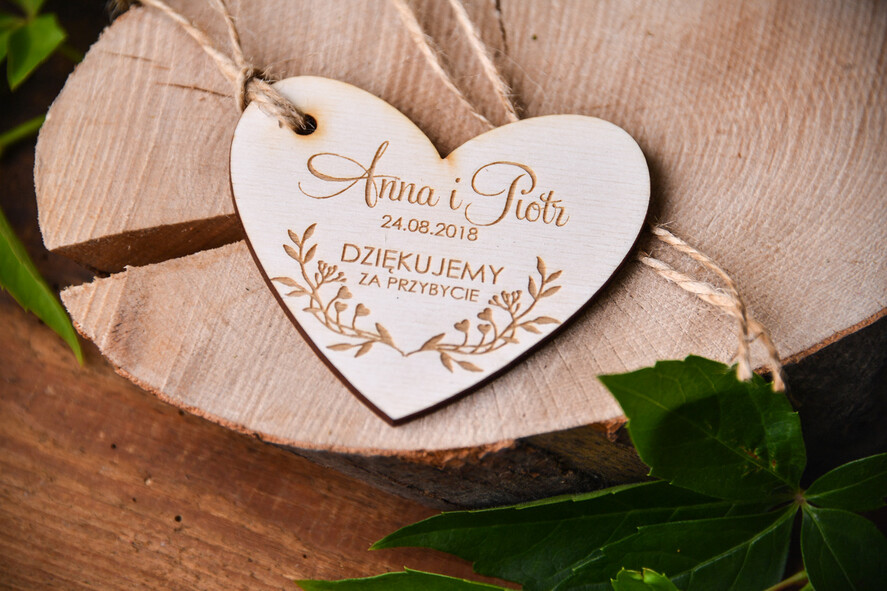 Podziękowania dla Gości Weselnych Zawieszki bileciki do prezentów personalizowane podziękowania dla gości weselnych, zawieszki do własnego pomysłu prezentów2