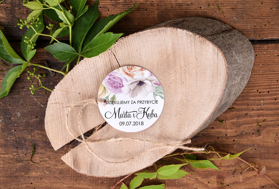 Podziękowania dla Gości Weselnych Zawieszki bileciki do prezentów piękne podziękowania, bileciki do wlasnych prezentow0