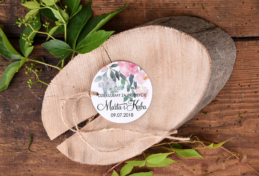 Podziękowania dla Gości Weselnych Zawieszki bileciki do prezentów podziękowania prezenciki dla gości weselnych, bileciki do wlasnych prezentow0