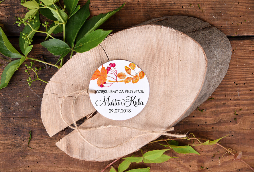 Podziękowania dla Gości Weselnych Zawieszki bileciki do prezentów prezenciki podziękowania dla gości weselnych, zawieszki do prezentów własnego pomysłu0