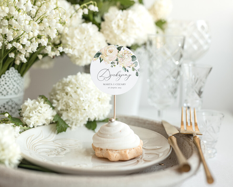 Podziękowania dla Gości Weselnych Zawieszki bileciki do prezentów podarunki dla gości weselnych, bilecik do własnego pomysłu na prezent dla Goście weselnych 0