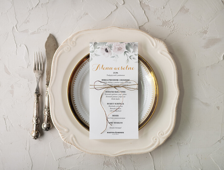 Menu rustykalne menu weselne na stoły karta dań weselnych, rustykalne ekologiczne wasza tresc0