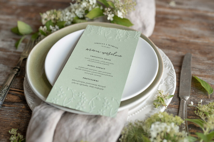 Menu rustykalne menu weselne na stoły karta dań weselnych, rustykalne wasza treść5