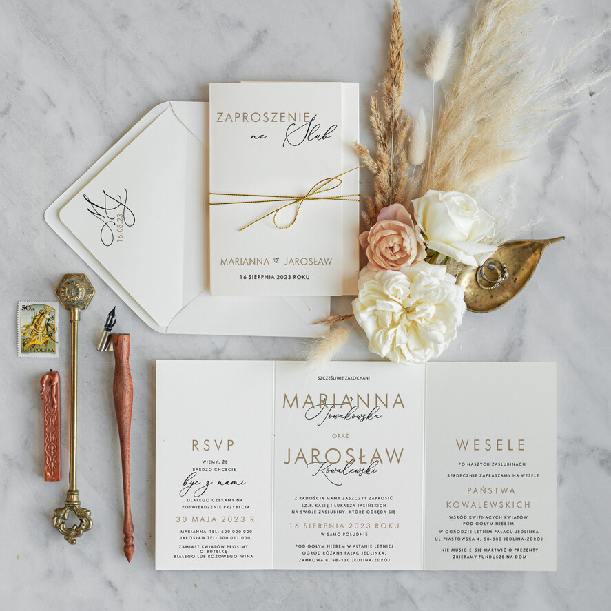 Zaproszenia ślubne Minimalistyczne Proste Zaproszenia Ślubne Składane  Minimalistyczne Zaproszenia na Ślub Delikatne Zaproszenie Ślubne0