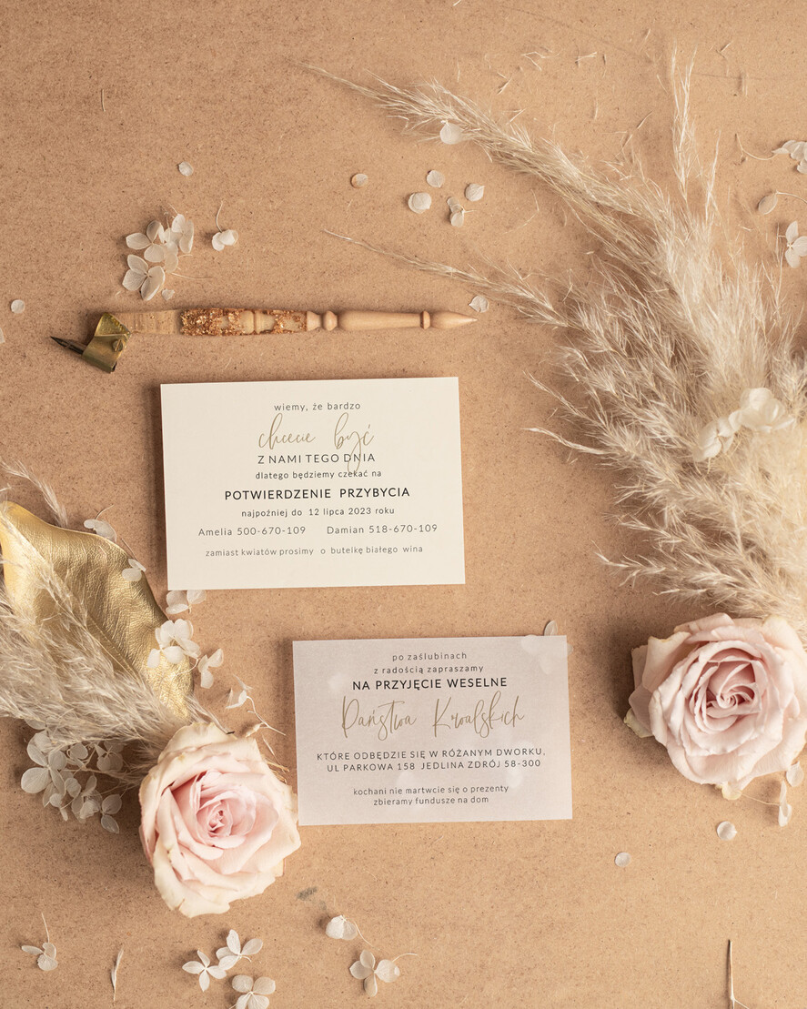 Zaproszenia ślubne Minimalistyczne Proste Jednokartkowe Zaproszenia Ślubne z Serduszkiem Minimalistyczne Zaproszenia na Ślub Delikatne Zaproszenie Ślubne6