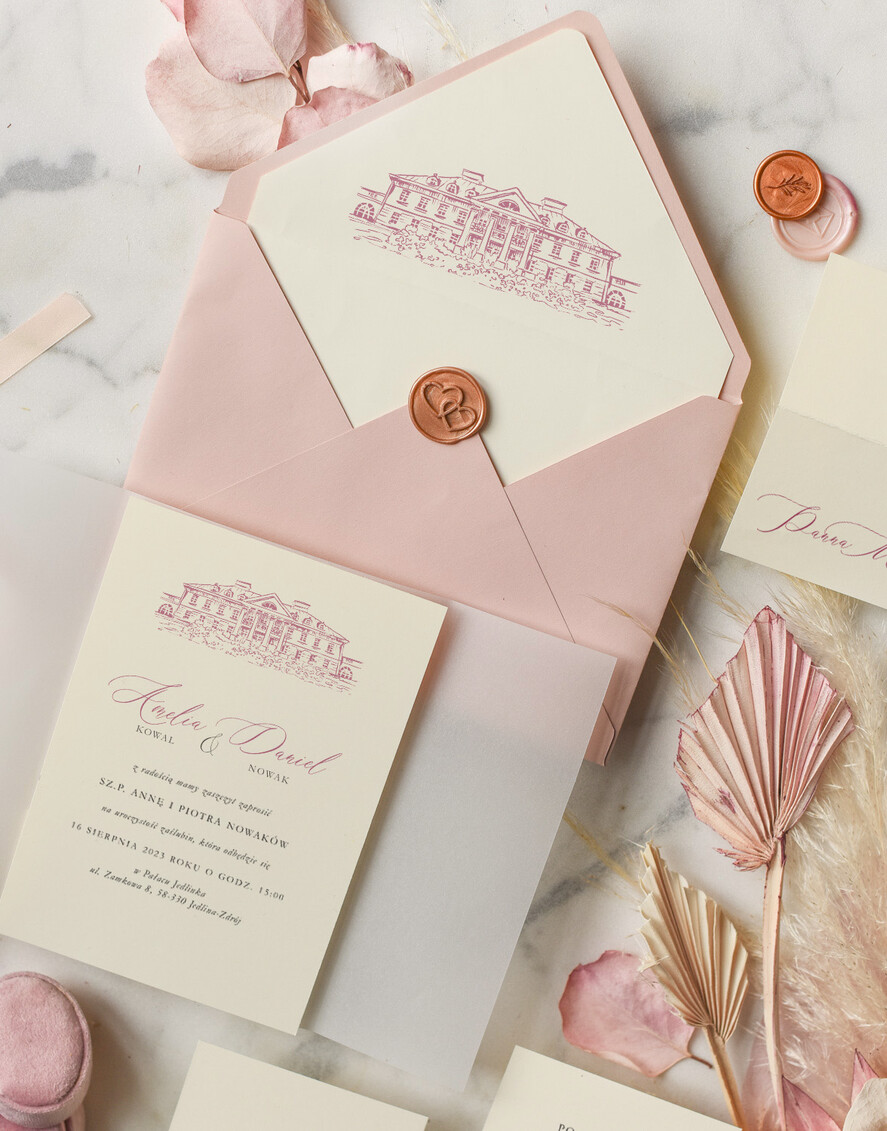 Zaproszenia ślubne Minimalistyczne spersonalizowane zaproszenia na ślub, unikalne nowoczesne zaproszenia 1