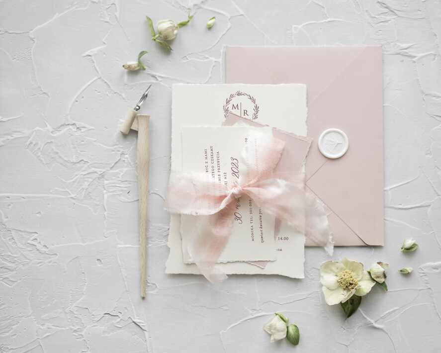 Zaproszenia ślubne Minimalistyczne Minimalistyczne Zaproszenia ślubne Romantyczne Zaproszenie na Ślub Kaligrafia1