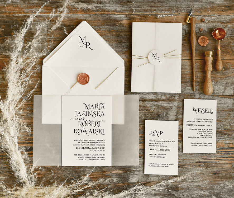 Zaproszenia ślubne Minimalistyczne Proste Zaproszenia Ślubne z kalką Minimalistyczne Zaproszenia na Ślub Delikatne Zaproszenie Ślubne0
