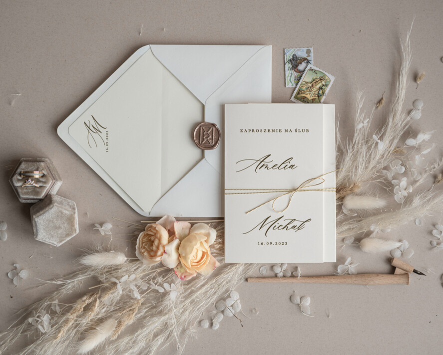 Zaproszenia ślubne Minimalistyczne Proste Boho Zaproszenia Ślubne  Minimalistyczne Zaproszenia na Ślub Delikatne Zaproszenie Ślubne1