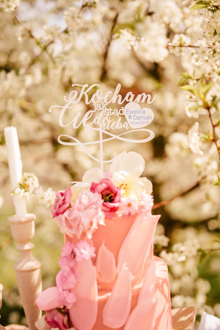 Figurki na tort / cake topper statuetki akryl figurki na tort weselny   2