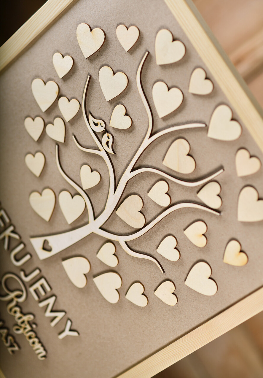 Prezenty, Podziękowania dla Rodziców Podziękowania dla rodziców w ramie Podziękowania upominki dla rodziców rustykalne wesele rama wasze imiona, drewniane serduszka na podziękowania dla Rodziców3