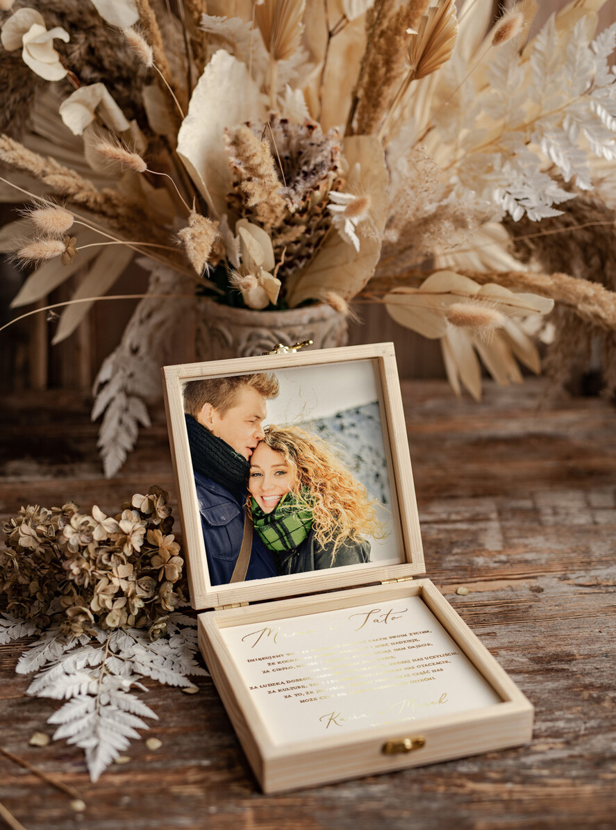 Prezenty, Podziękowania dla Rodziców Zestawy dla Rodziców w pudełku prezent dla rodziców na wesele skrzynka wasze podziekowania dla rodziców  1