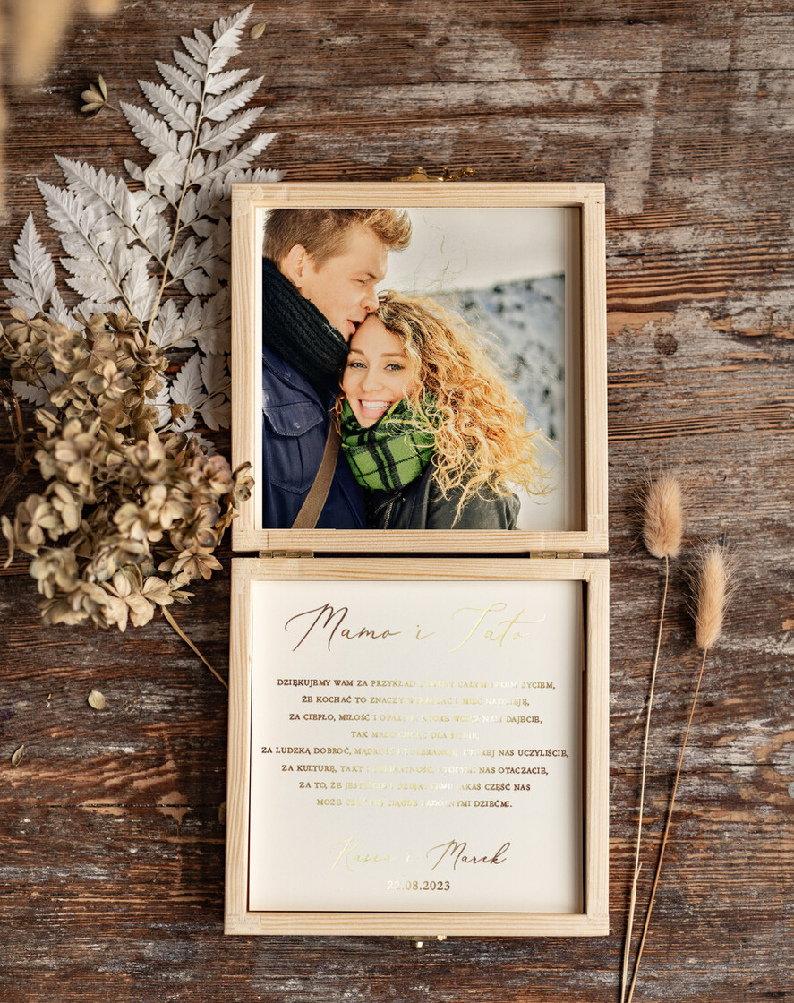 Prezenty, Podziękowania dla Rodziców Zestawy dla Rodziców w pudełku prezent dla rodziców na wesele skrzynka wasze podziekowania dla rodziców  4