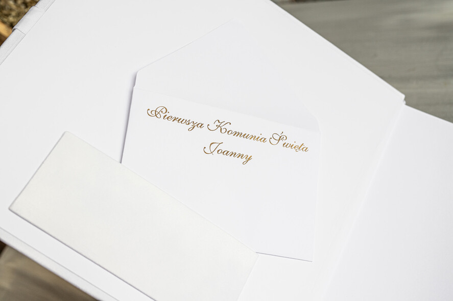 Albumy ślubne Pudełka na zdjęcia  album na zdjęcia  Pamiątka Pierwszej Komunii Świętej, Personalizowany Album na zdjęcia, Prezent na Pierwszą Komunię Świętą, Biały Welurowy Album na Zdjęcia12