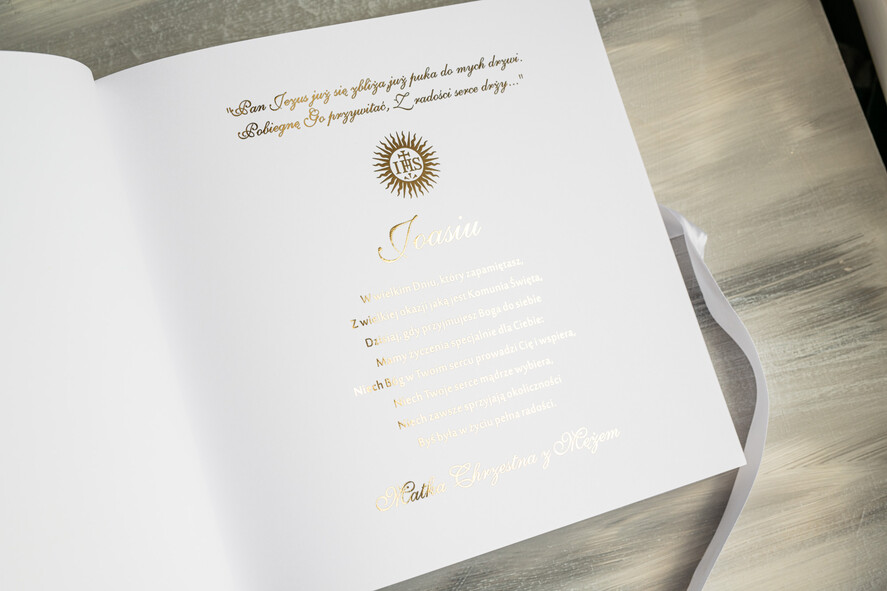 Albumy ślubne Pudełka na zdjęcia  album na zdjęcia  Pamiątka Pierwszej Komunii Świętej, Personalizowany Album na zdjęcia, Prezent na Pierwszą Komunię Świętą, Biały Welurowy Album na Zdjęcia8