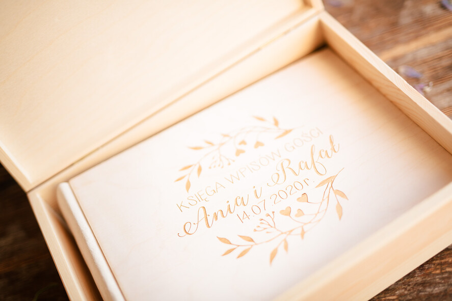Albumy ślubne Pudełka na zdjęcia  album na zdjęcia  rustykalny drewniany album ślubny 10