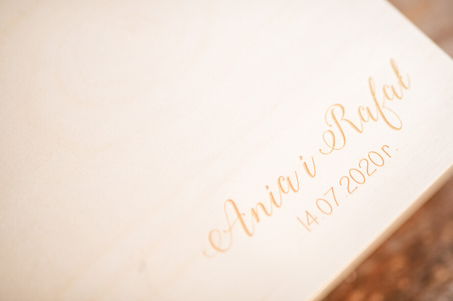 Albumy ślubne Pudełka na zdjęcia  album na zdjęcia  rustykalny drewniany album ślubny 6