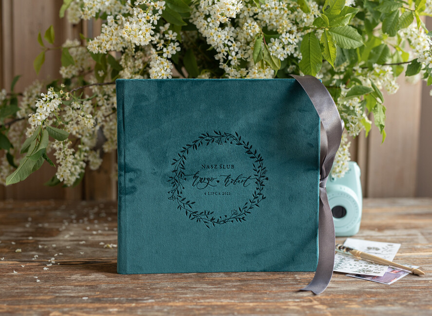 Albumy ślubne Pudełka na zdjęcia  album na zdjęcia  piękny album ślubny pamiątka ślubna welurowy album 10