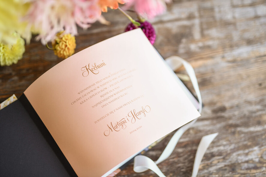 Albumy ślubne Pudełka na zdjęcia  album na zdjęcia  album fotograficzny na zdjęcia z fotobudki Wasze imiona 3