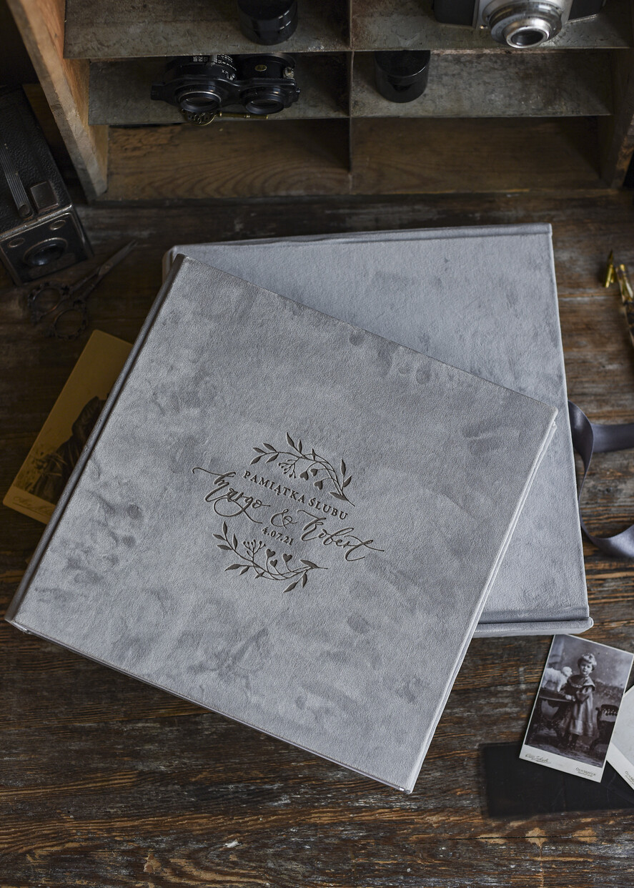 Albumy ślubne Pudełka na zdjęcia  album na zdjęcia  Welurowy duży album na zdjęcia Ślubne - Fotoalbum Ślubny w Pokrowcu Na zdjęcia z Instaxa Ankiety Ksiega wpisów7