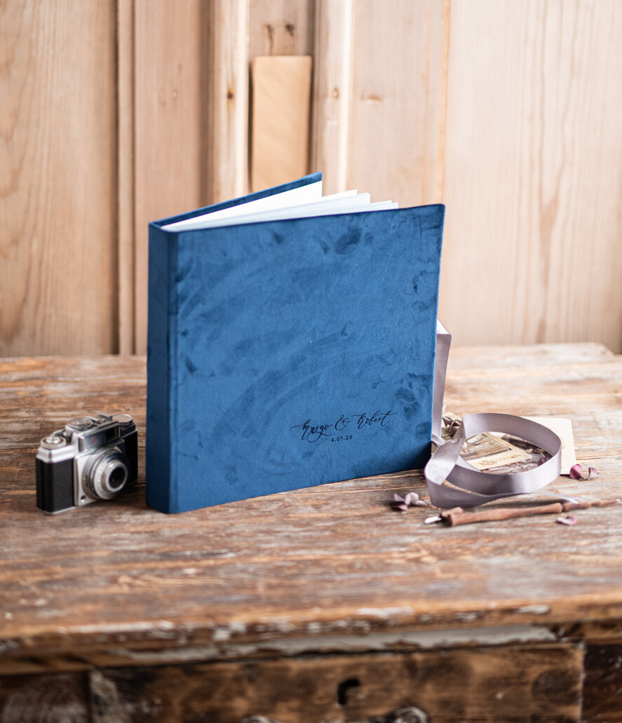 Albumy ślubne Pudełka na zdjęcia  album na zdjęcia  fotoalbum szyte kartki welurowa okładka z Waszymi imionami13
