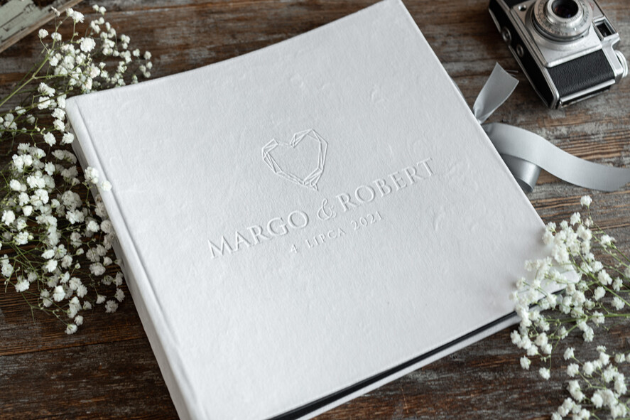 Albumy ślubne Pudełka na zdjęcia  album na zdjęcia  duży album do wklejanie zdjęć szyte kartki welurowy album ślubny3