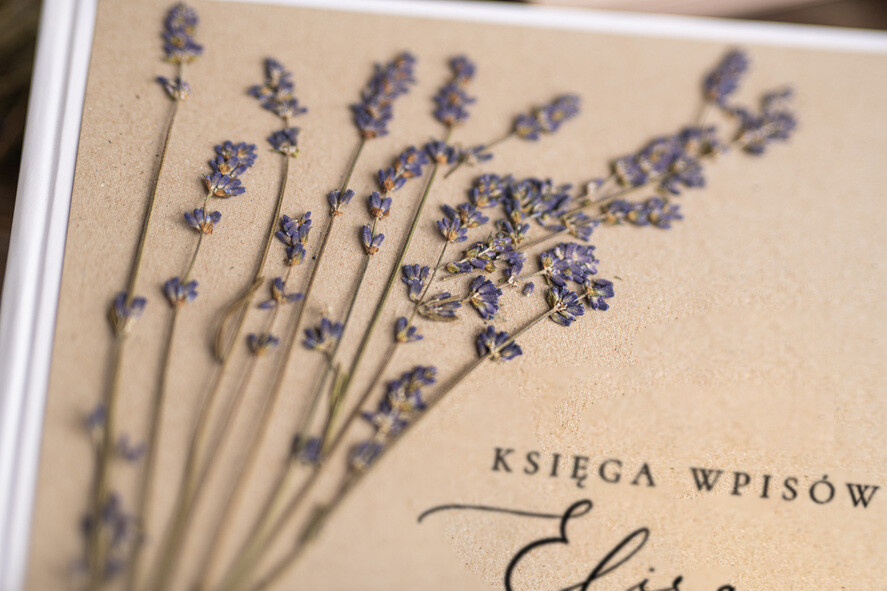 Albumy ślubne Pudełka na zdjęcia  album na zdjęcia  album na zdjęcia ślubny z lawendą, elegancki ręcznie robiony album na zdjęcia 6