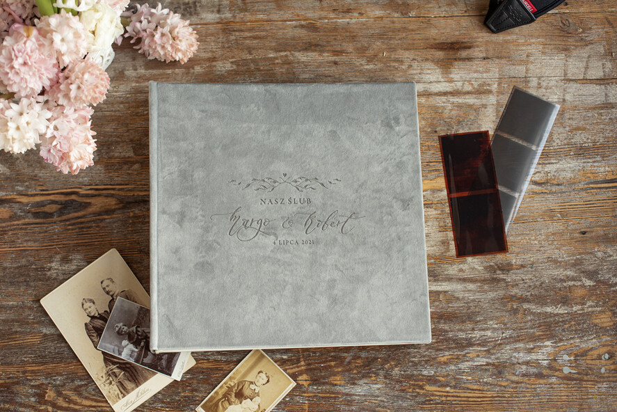 Albumy ślubne Pudełka na zdjęcia  album na zdjęcia  duży welurowy album do wklejanie zdjęć grube kartki20