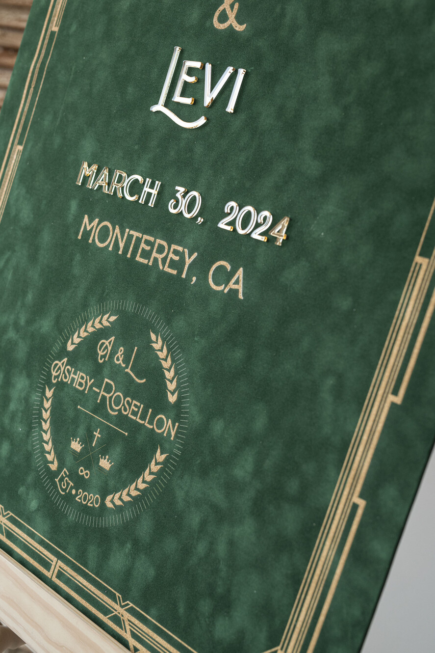 Plany stołów Glamour welurowe plansza powitanie gości i plan stołów w jednym, złote lub srebrne napisy elegenckie2