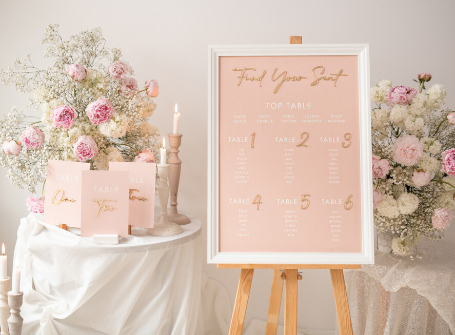 Plany stołów Glamour welurowe Plan Stołów, Plan Usadzenia Gości Na Weselu, Plansza Powitanie Gości I Plan Stołów W Jednym, Elegancki Plan Stołów Złote Napisy 9