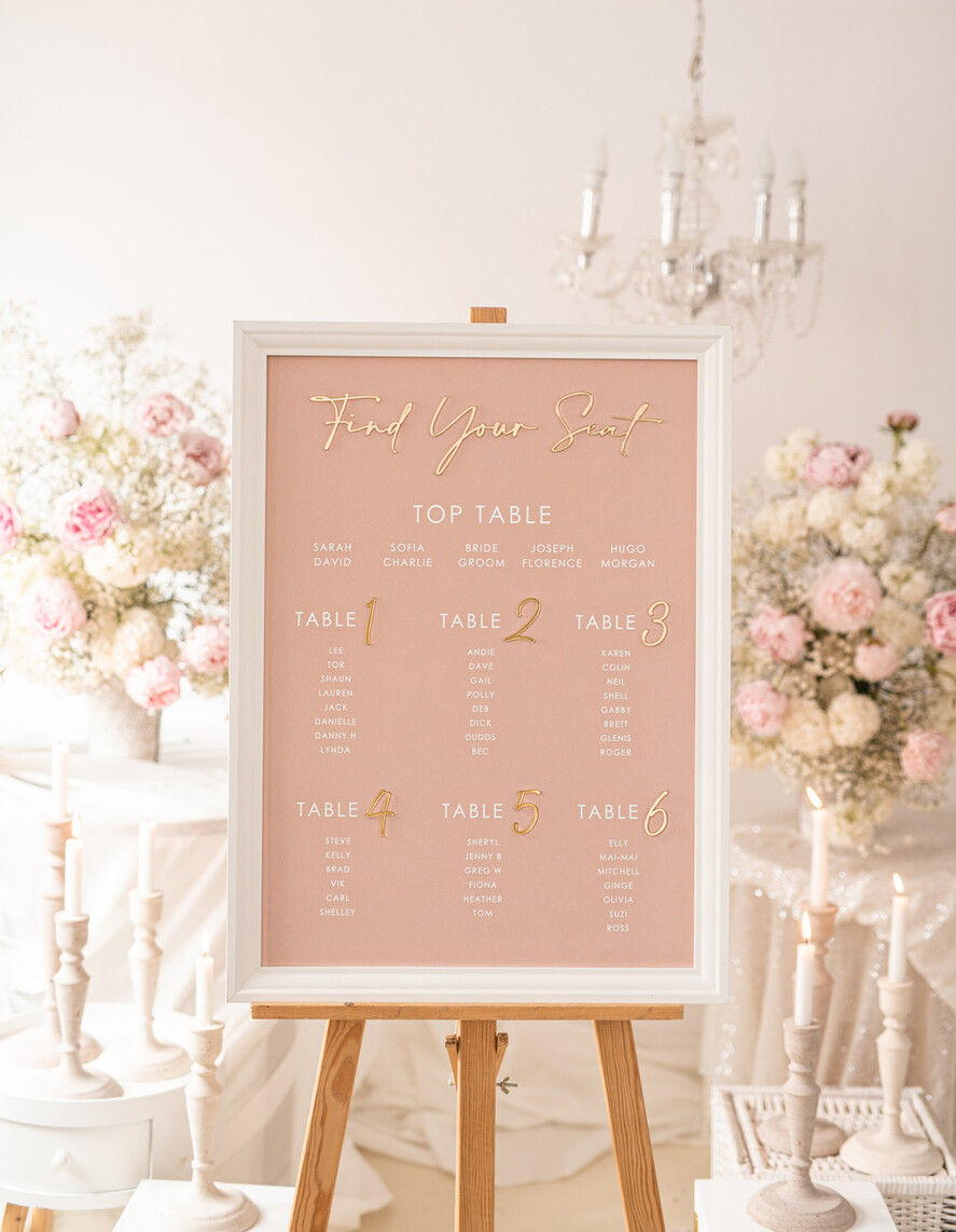 Plany stołów Glamour welurowe Plan Stołów, Plan Usadzenia Gości Na Weselu, Plansza Powitanie Gości I Plan Stołów W Jednym, Elegancki Plan Stołów Złote Napisy 4