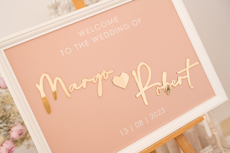 Plany stołów Glamour welurowe Tablica Powitalna Slubna Glamour, Elegancka Plansza Powitanie Gości Na Weselu, Rama Powitanie Na Weselu, Elegancka Plansza Powitalna złote napisy 5