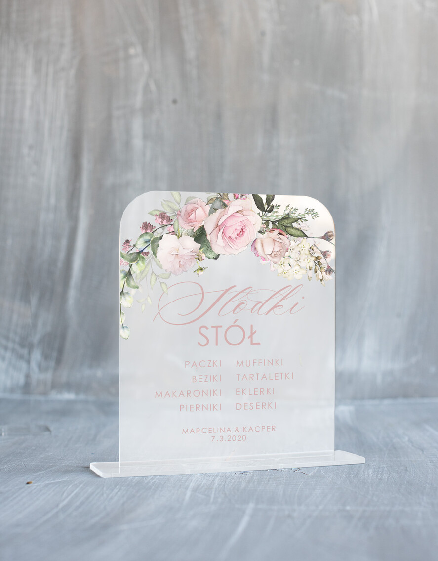 Numery na stół Akryl numerek stojak na stół weselny, przezroczyste najpiekniejsze eleganckie0