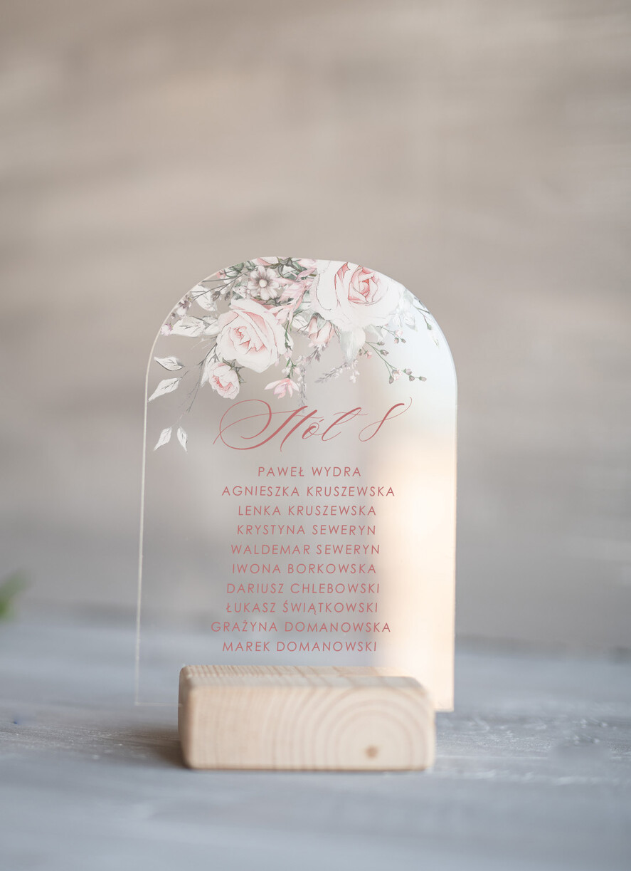 Numery na stół Akryl usadzenie gości numery na stół weselny, przezroczyste najpiekniejsze eleganckie0