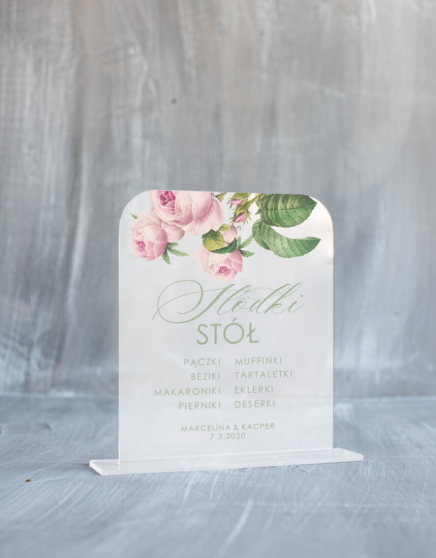 Numery na stół Akryl numerki na stoliki ślubne, nowoczesny pomysł0