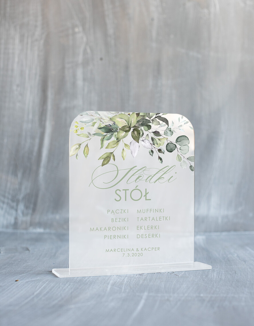 Numery na stół Akryl numerek stojak na stół weselny, akryl0