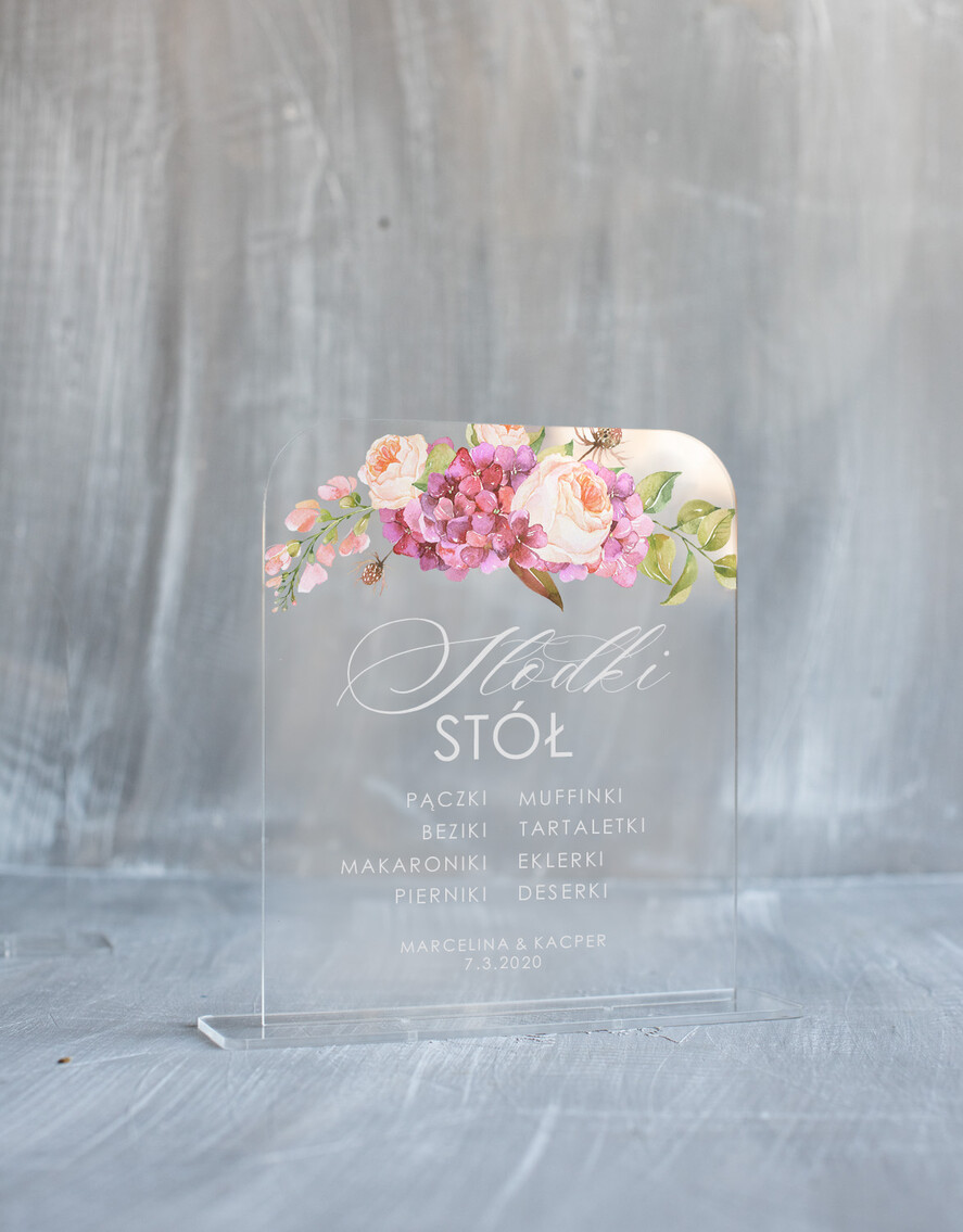 Numery na stół Akryl numerek stojak na stół weselny, przezroczyste eleganckie modne0