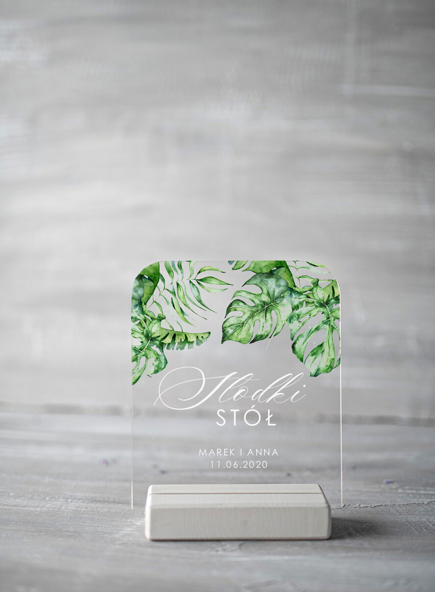 Numery na stół Akryl numerek na stół weselny, eleganckie przezroczyste najpiekniejsze0