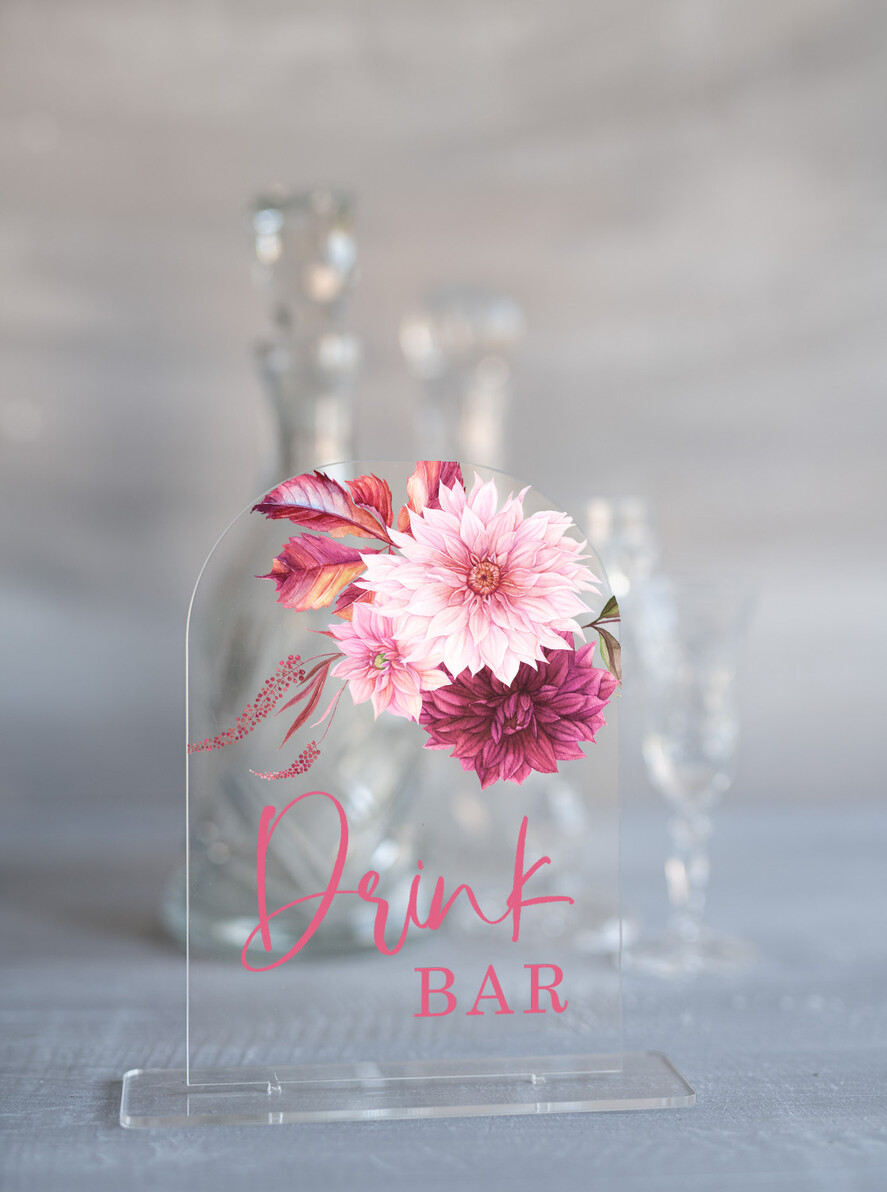 Numery na stół Akryl numerek na stół weselny eleganckie najpiękniejsze przezroczysty akryl0